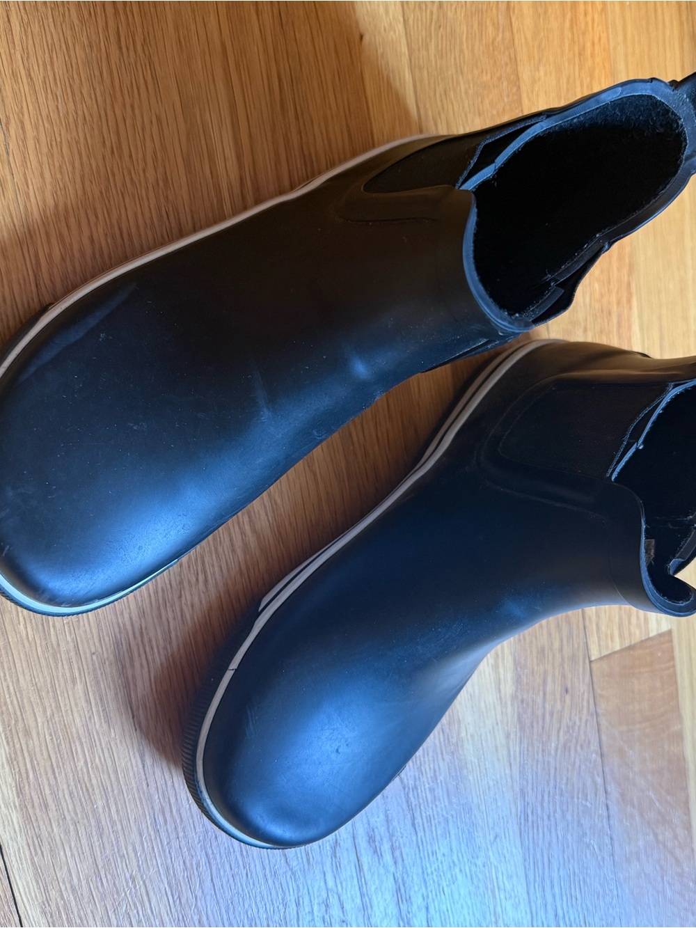 Rocket Dog Black Slip-On Rain & Snow Chelsea Boots